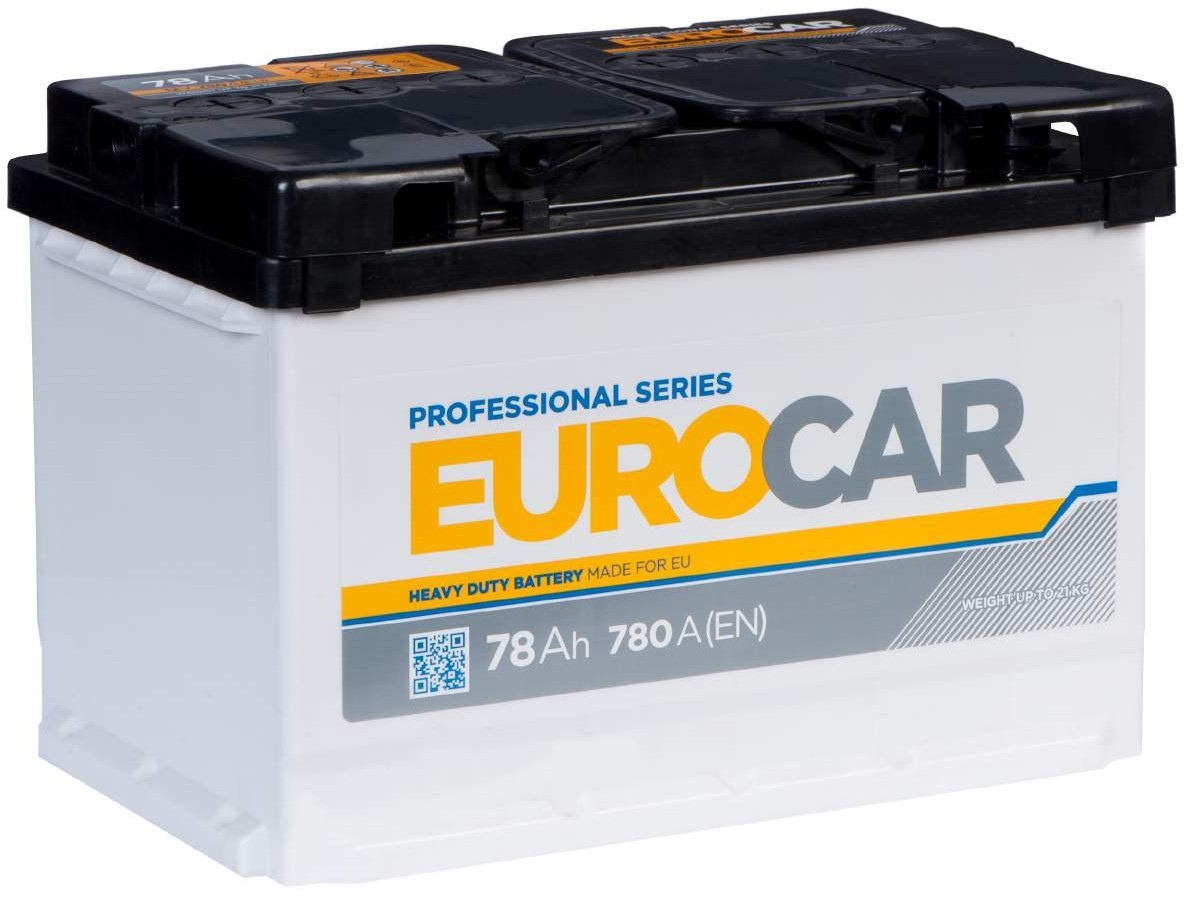 Акумулятор EUROCAR 6СТ-78АЗ R Са/Са